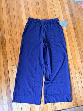 Beyond yoga Wide Leg easy pant Navy Blue Pull-On Pants large